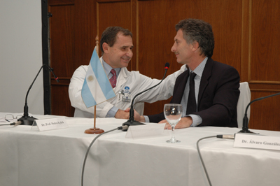 Ing. Mauricio Macri y Dr. Pedro Lylyk