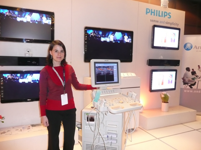Paulina Fortunato Mankoch, Especialista en Aplicaciones Clínicas División Ultrasonido de Andover, representante de Philips en Chile