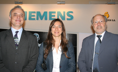Gustavo Abella y Carlos Liuschitz de Siemens