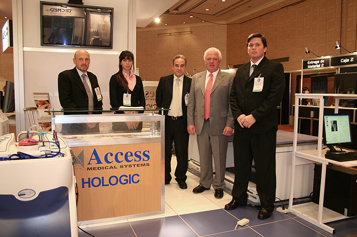 Stand de Access Medical Systems, representante de Hologic