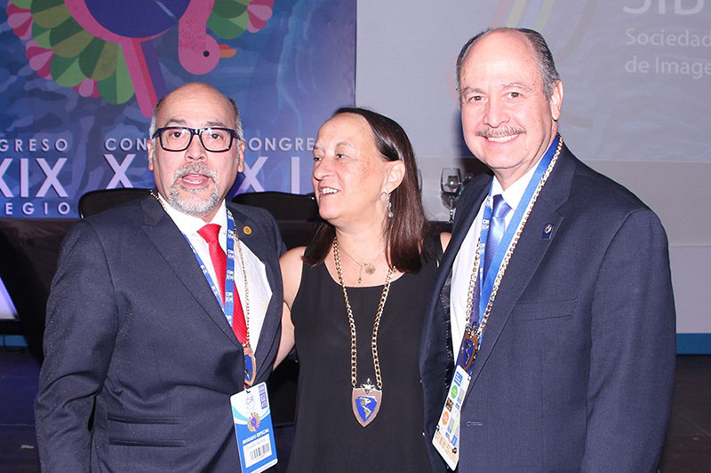 Dr. Oswaldo Ramos de Venezuela Dra. Gloria Soto de Chile y Dr. Dante Casale Menier de México