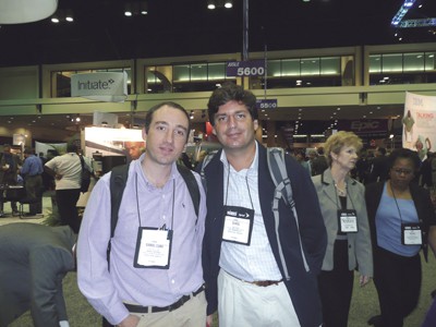 Daniel Luna, Jefe de área Informática Médica del Hospital Italiano de Buenos Aires junto a Daniel Canepa, Program Manager de Nec Argentina