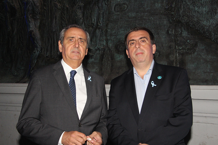 Dr. Hugo Guerra y Dr. Luis Fajre en la Casa Histórica de Tucumán