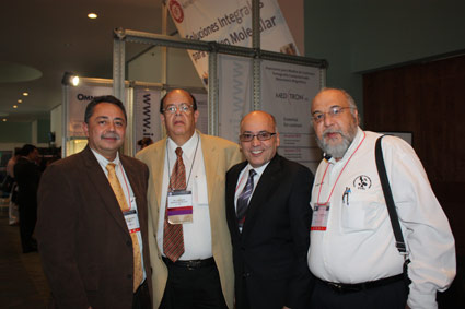 Dr. Jaime Madrid, Dr. Enrique Mainero, Dr. Oswaldo Ramos y Dr. Jorge Herrera Cantilo