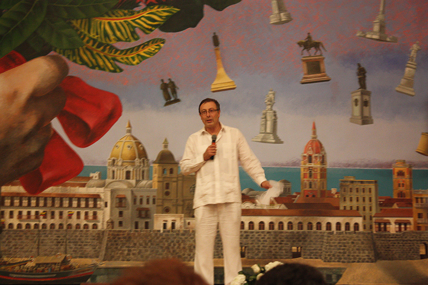 Dr. Gabriel Dib Diazgranados en la cena presidencial en el Teatro Heredia