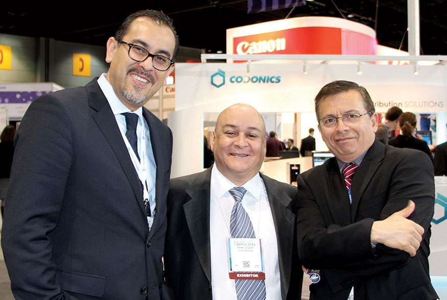 Rene Legazpi de Codonics y Francisco Morando de Ultramedixi, Representante de Ultrasonix en México
