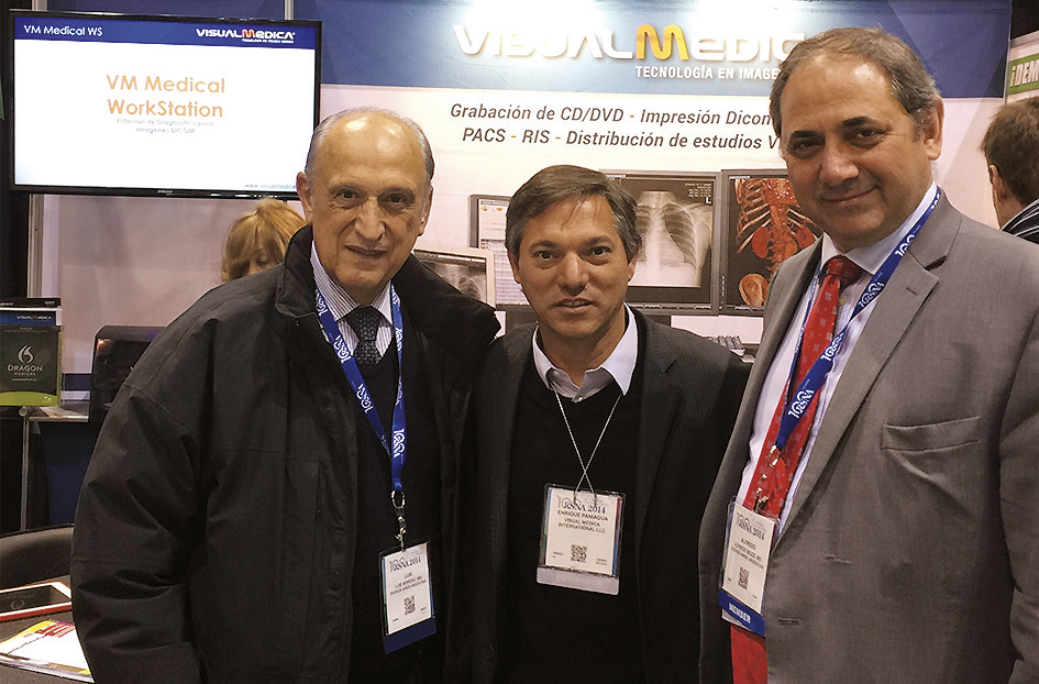 Dr. Luis Moreau, Enrique Paniagua y Dr. Alfredo Buzzi