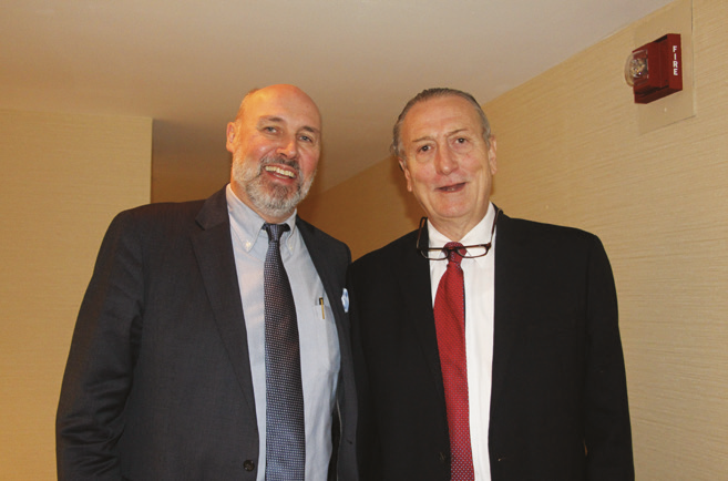 Paul M. Parizel (ECR) y Dr. Renato Mendoça (SPR)