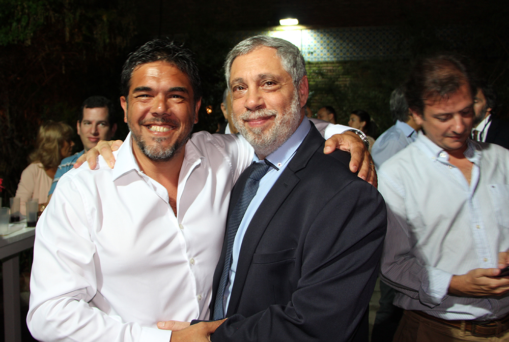 Fernando Comes y Daniel Mysler, Presidente de la Sociedad Argentina de Radiologia