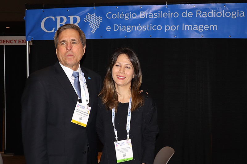 2019 RSNA - Matteoni Athayde y Suzana Bonolo Hayakawa del Colegio Brasileiro de Radiología