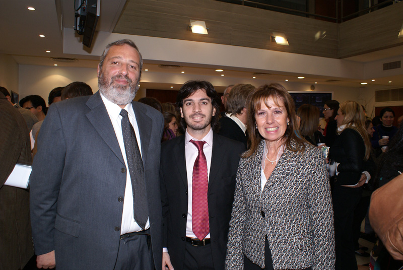 Dr. Roberto Gori, Ing. Hernán Faruolo y Dra. Mirta Lanfranchi