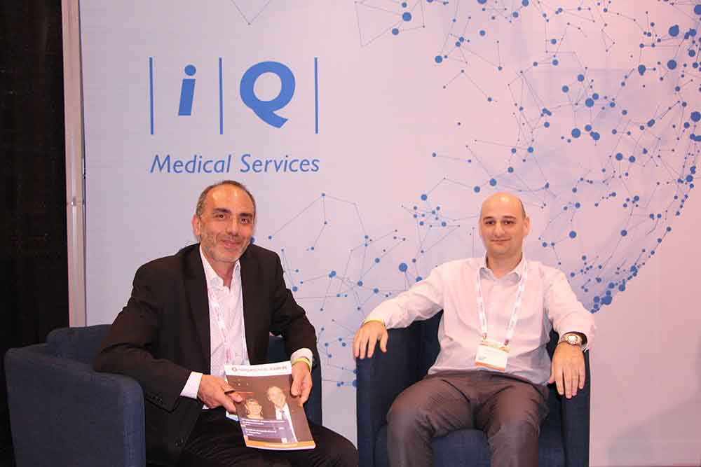 Dr. Guillermo Casale y Mariano Nicolini de Lab. Bacón