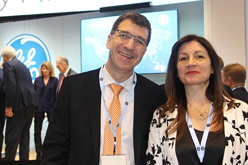 Dario De Toni y Carla Maranca de GE Healthcare