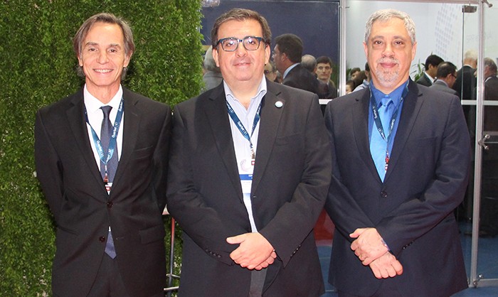 Dr. Juan Carlos Mazzucco, Dr. Luis Fajre y Dr. Daniel Mysler