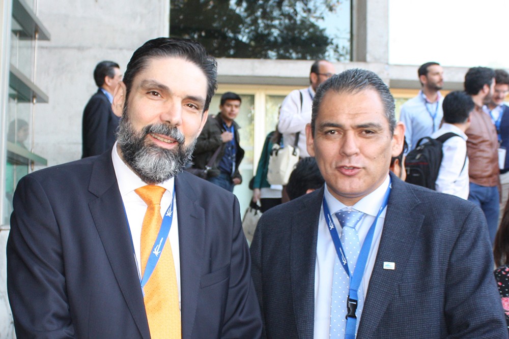 Dr. Antonio José Da Rocha con el Dr. Marcelo Gálvez (presidente SOCHRADI)