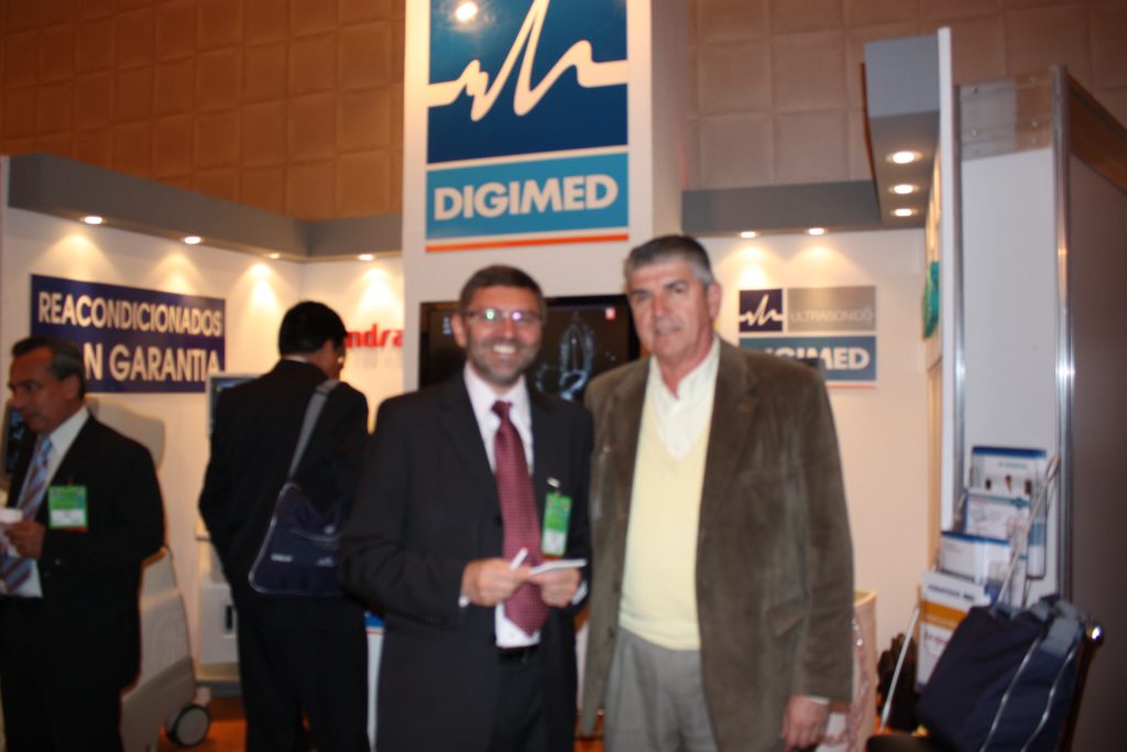 Alberto Frascarelli de Digimed con cardiólogo de la SAC