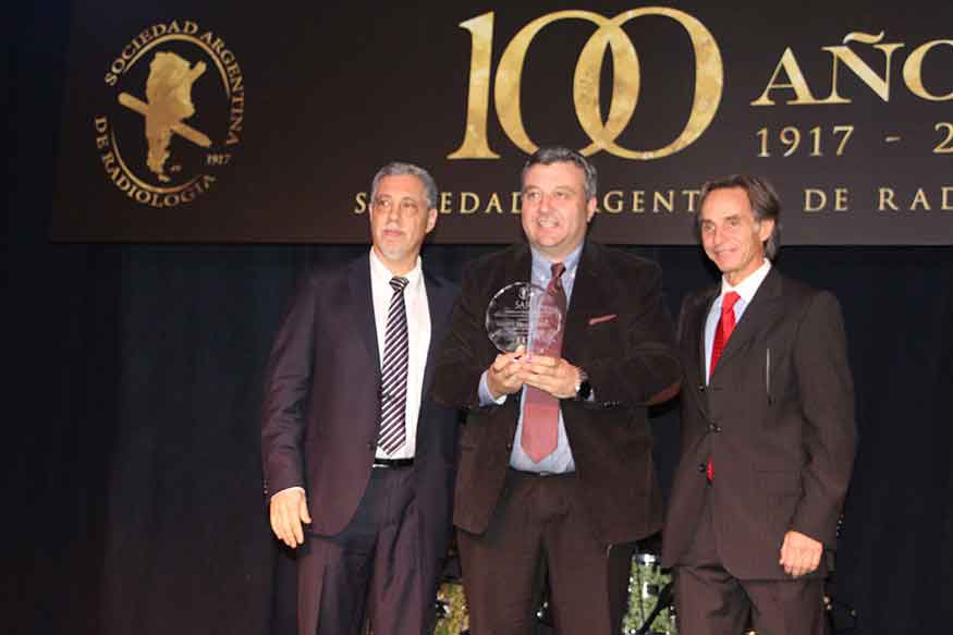 Dr. Daniel Mysler, Marcelo Luraschi de Siemens y Dr. Juan Mazzucco