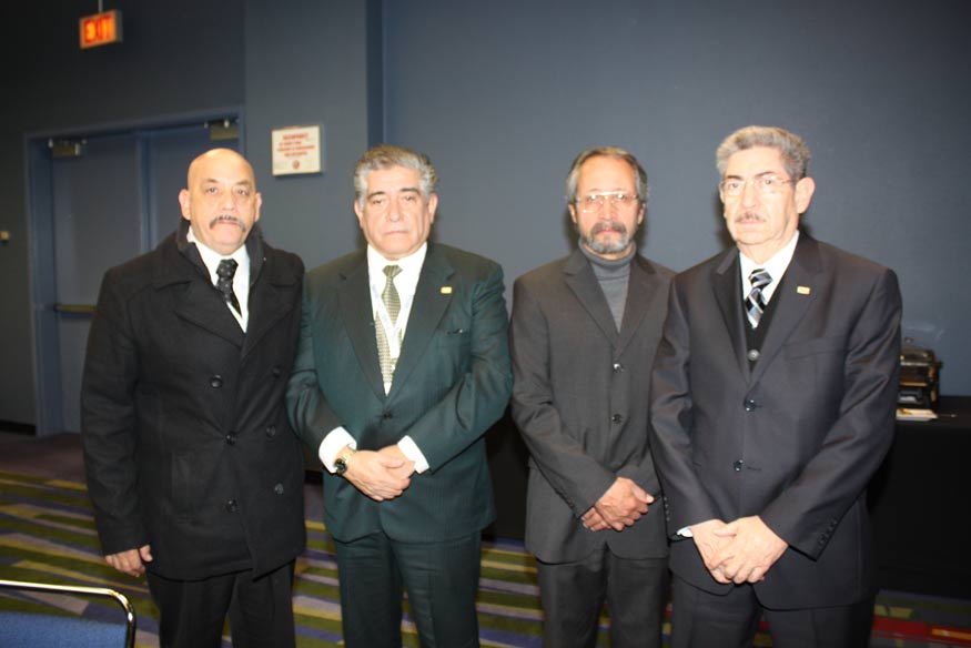 Dr. Gerardo Perdigón Castañeda, Dr. Hermenegildo Ramírez Jiménez, Dr. Sergio B. Peregrina González y Dr. Luís Raúl Ramos Fuentes