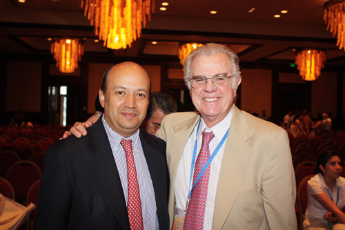 Dr. Javier Romero de Colombia y Dr. Roman Rostagno de Argentina