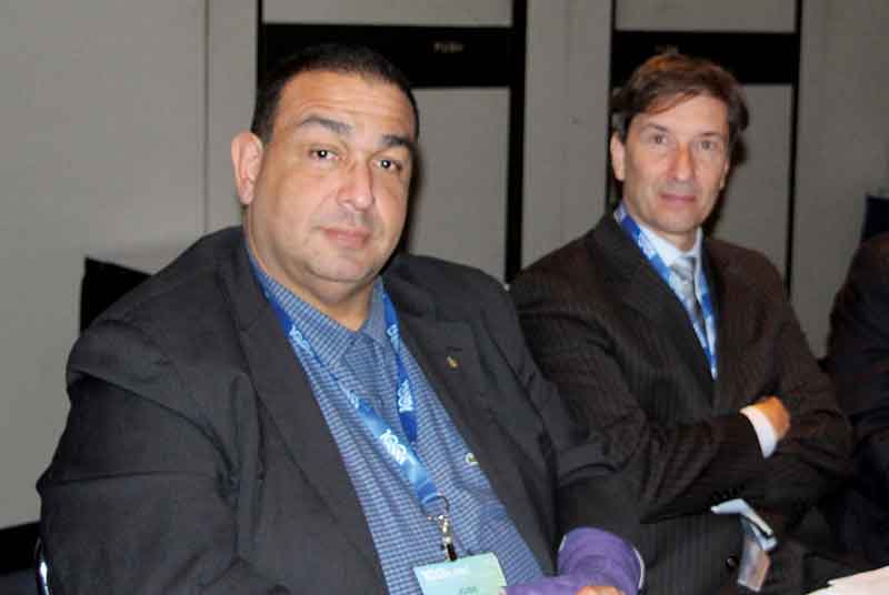 Dr. José Briceño de SOVERADI y Dr. Claudio Bonini de FAARDIT