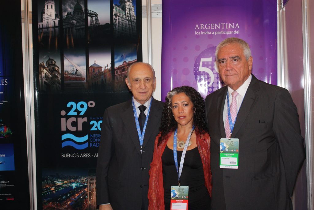 Dr. Luis Moreau, Alejandra Capdevilla y Dr. Carlos Bruguera