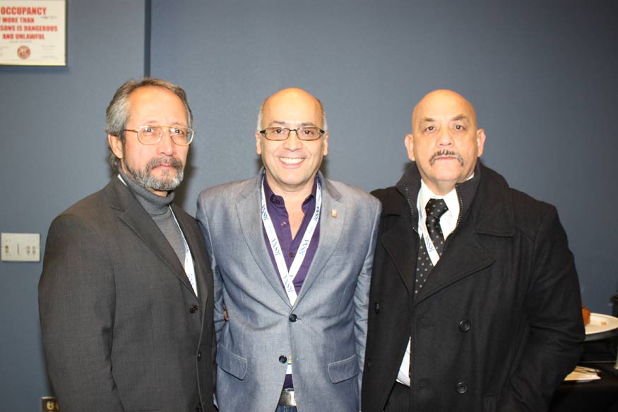 Dr. Sergio Bulmaro Peregrina González, Dr. Oswaldo Ramos y Dr. Gerardo Perdigón Castañeda