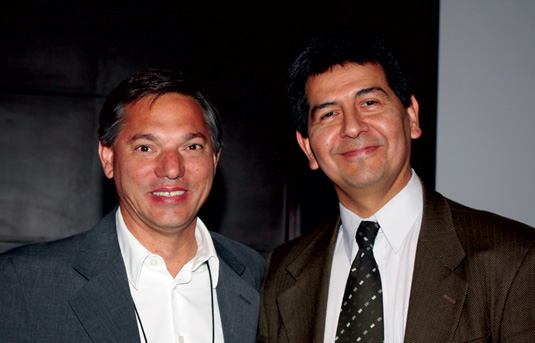 Enrique Paniagua de Visual Médica y Dr. Flavio Sanchez de Teleradweb