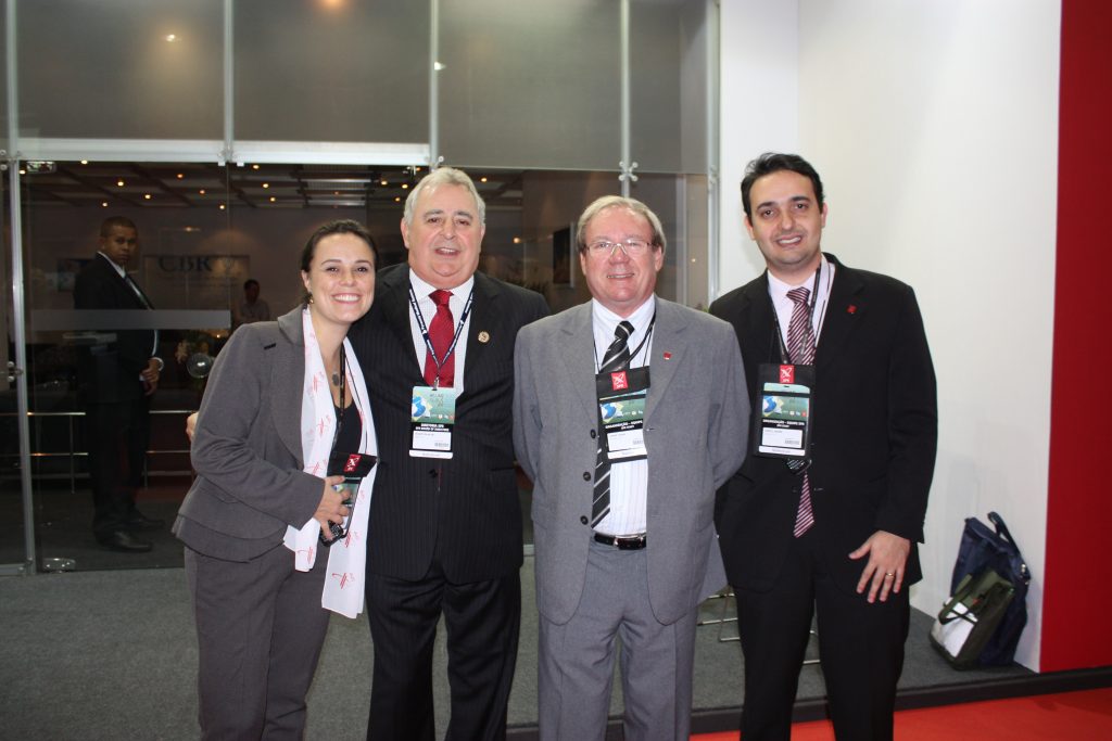 Mariana Sala, Dr. Ricardo Baaklini, Dr. Jorge Fanan y Dr. Marcel Amorim de la SPR