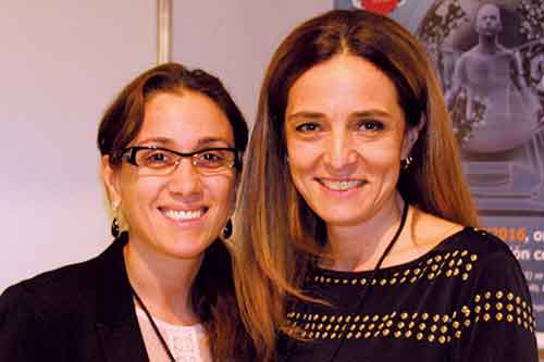 Priscila Figuereido de la SPR y Dra. Flavia Sarquís