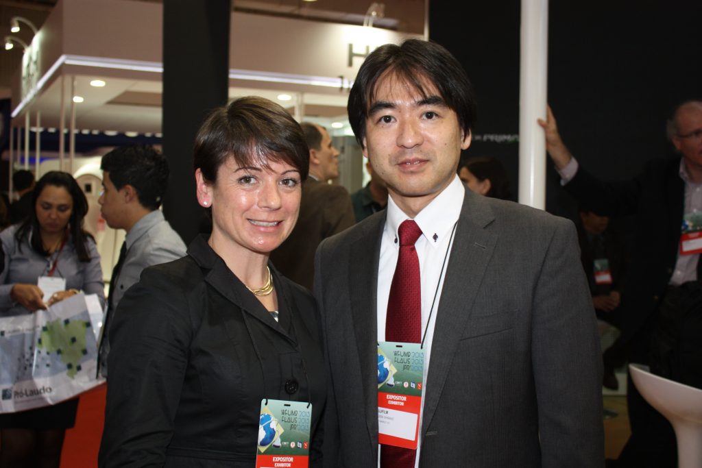 Reid Losse (Global Business Development) y Hidemi Shimano (Marketing Manager International Division) de FujiFilm