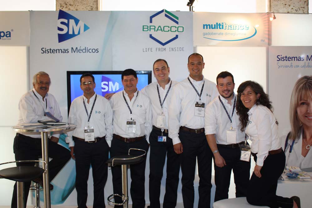 Staff de Sistemas Médicos, distribuidores de Bracco en Colombia