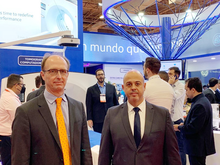 Jan Makela President & CEO de Imaging Worlwide y Caio Sanches, General Manager Imaging Business - Latin America
