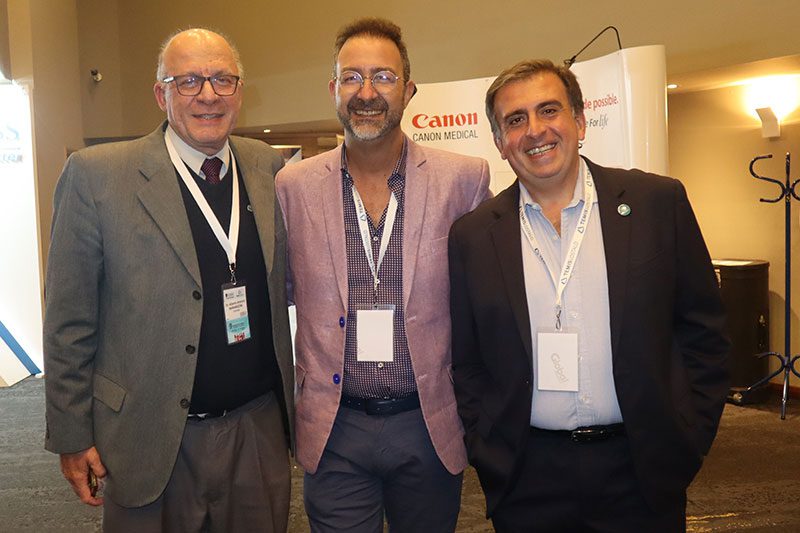 Dr. Alberto Marangoni, Dr. Mario Pelizzari y Dr. Luis Fajre