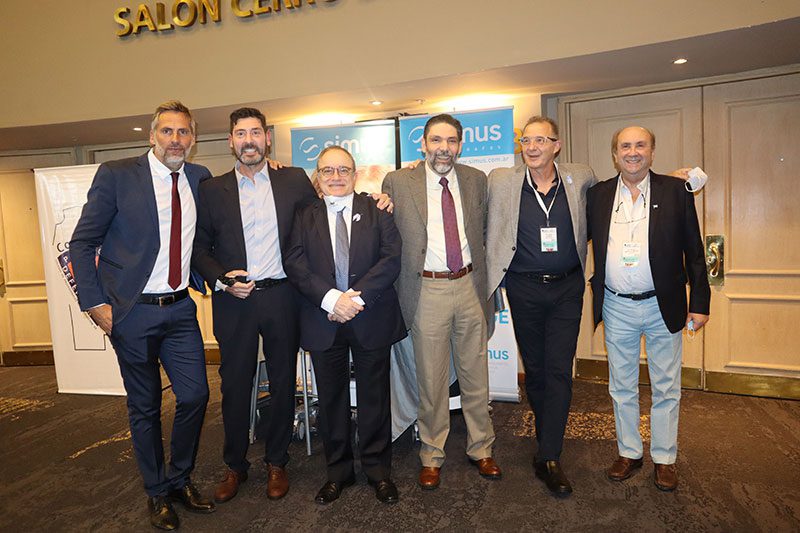 Dr. Federico Roca, Dr. Alejandro Tempra, Dr. Nelson Caserta, Dr. Antonio Da Rocha, Dr. José Lipsich y Dr. Sergio Moguillansky