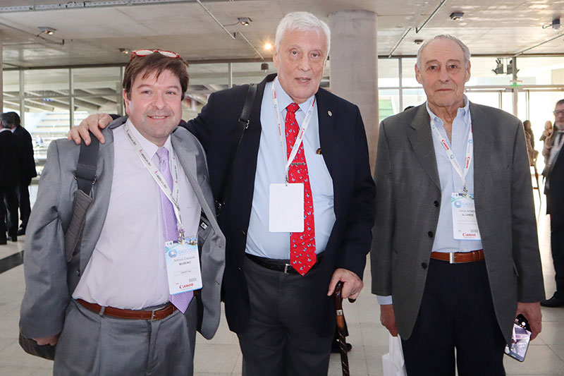 Dr. Antonio Moreno, Dr. Eduardo González Toledo y Dr. Carlos Amador Alvarez