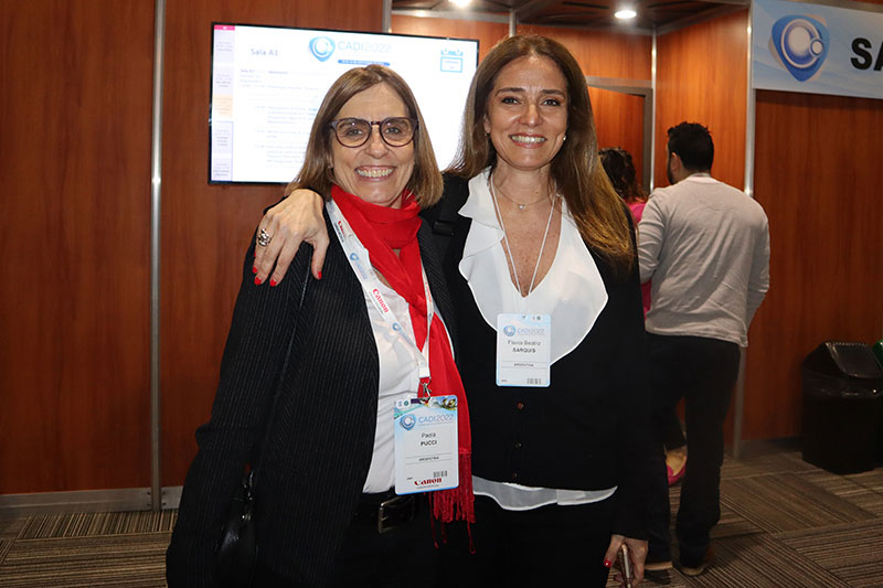 Dra. Paola Pucci, Vocal Suplente de la Sociedad Argentina de Radiología y Dra. Flavia Sarquis de Diagnóstico Maipú