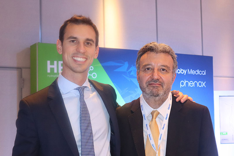 Dr. Ivan Lylyk y Marcelo Luraschi, Business Partner Manager Group of Countries Chile,Argentina, Paraguay, Bolivia, Uruguay de Siemens Healthineers