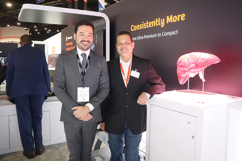 Paulo Puentes y Jorge Rosado de Siemens Healthineers linea Ultrasonido