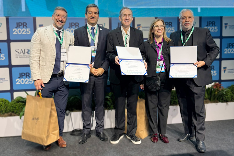 02 - Dr. Claudio Bonini, Dr. Vasco Galvez, Dr. Alejandro Rolón, Dra. Claudia Cejas y Dr. Daniel Mysler
