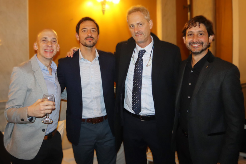 Dr. Tomas Pascual, Rafael Barousse y Dr. Agustín Fernández Viña