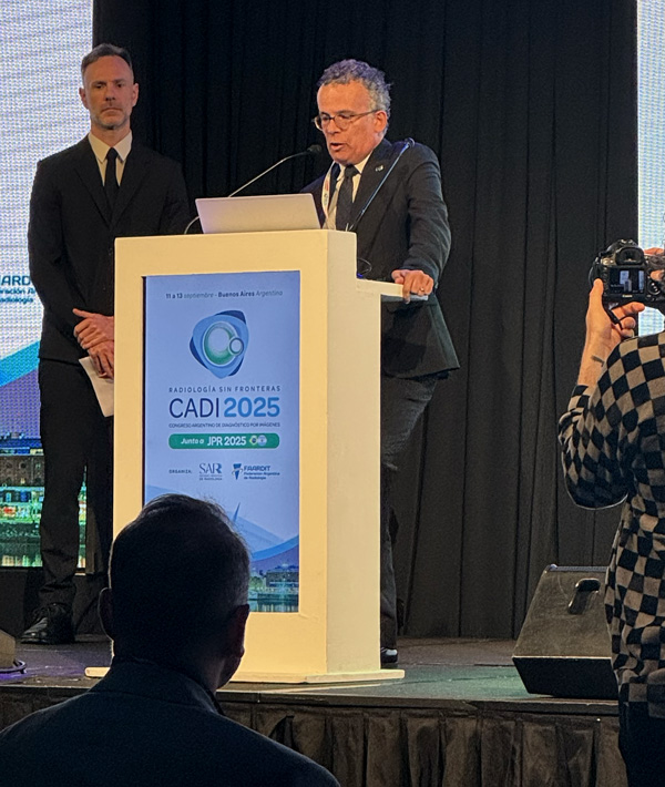 Dr. Douglas Racy, Presidente de la Sociedad Paulista de Radiología