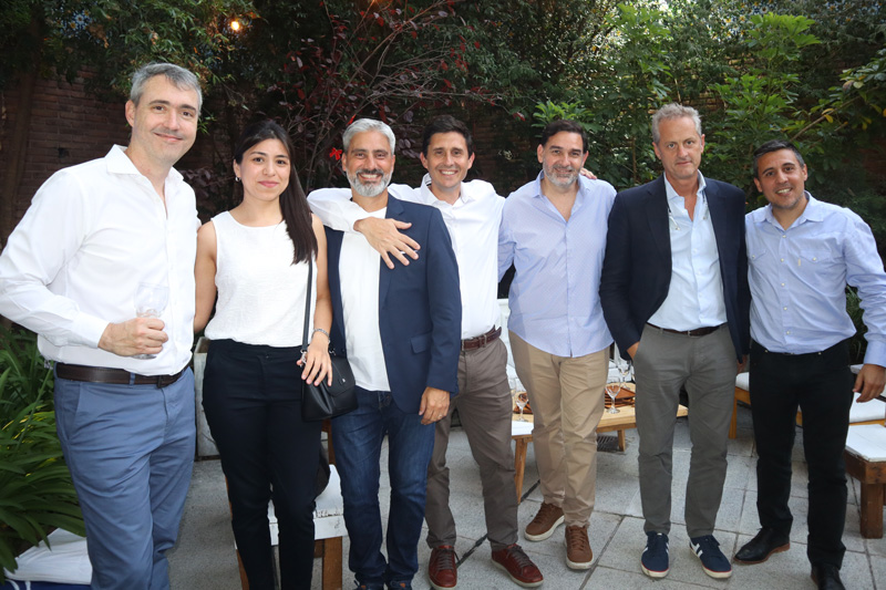 Agustín Marrero, Ricardo Trueba, Rafael Barouse, MSK team.