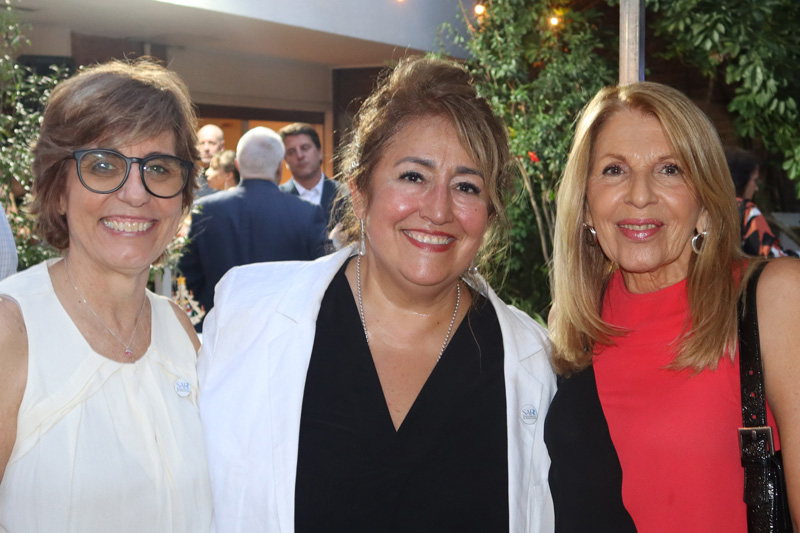 Paola Pucci, Adriana García y María Teresa Cettani.
