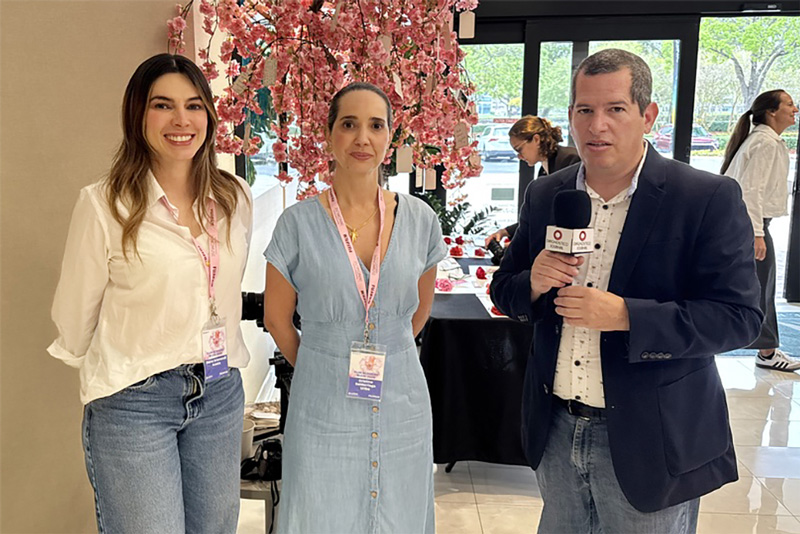 Dra. Cristina Saldarriaga, Dra. Diana Arismendy y Ezequiel Domb