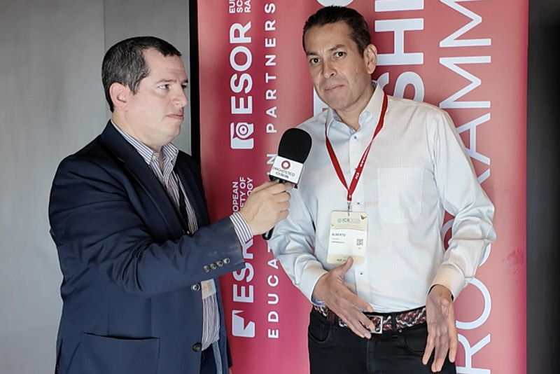 Ezequiel Domb con el Dr. Alberto Vargas