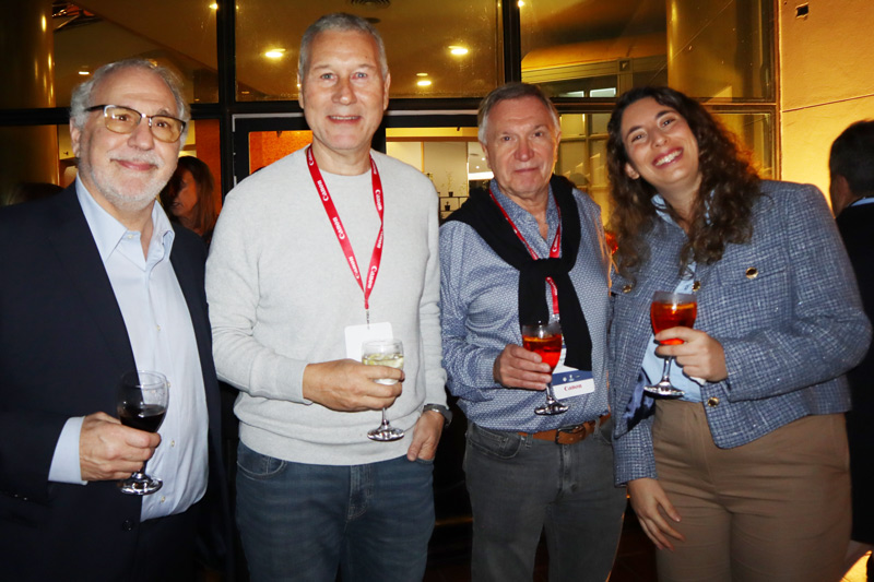 Marcelo Francesce, Dr. Carlos Borelli, Dr. Guillermo Rodríguez Nielsen y Angela Celli