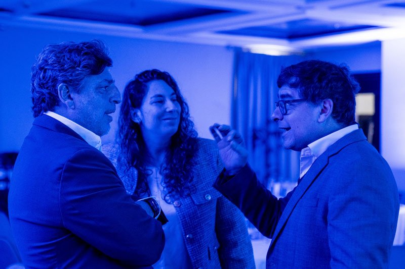 Daniel Canepa, Angela Celli y Ariel Lischinsky